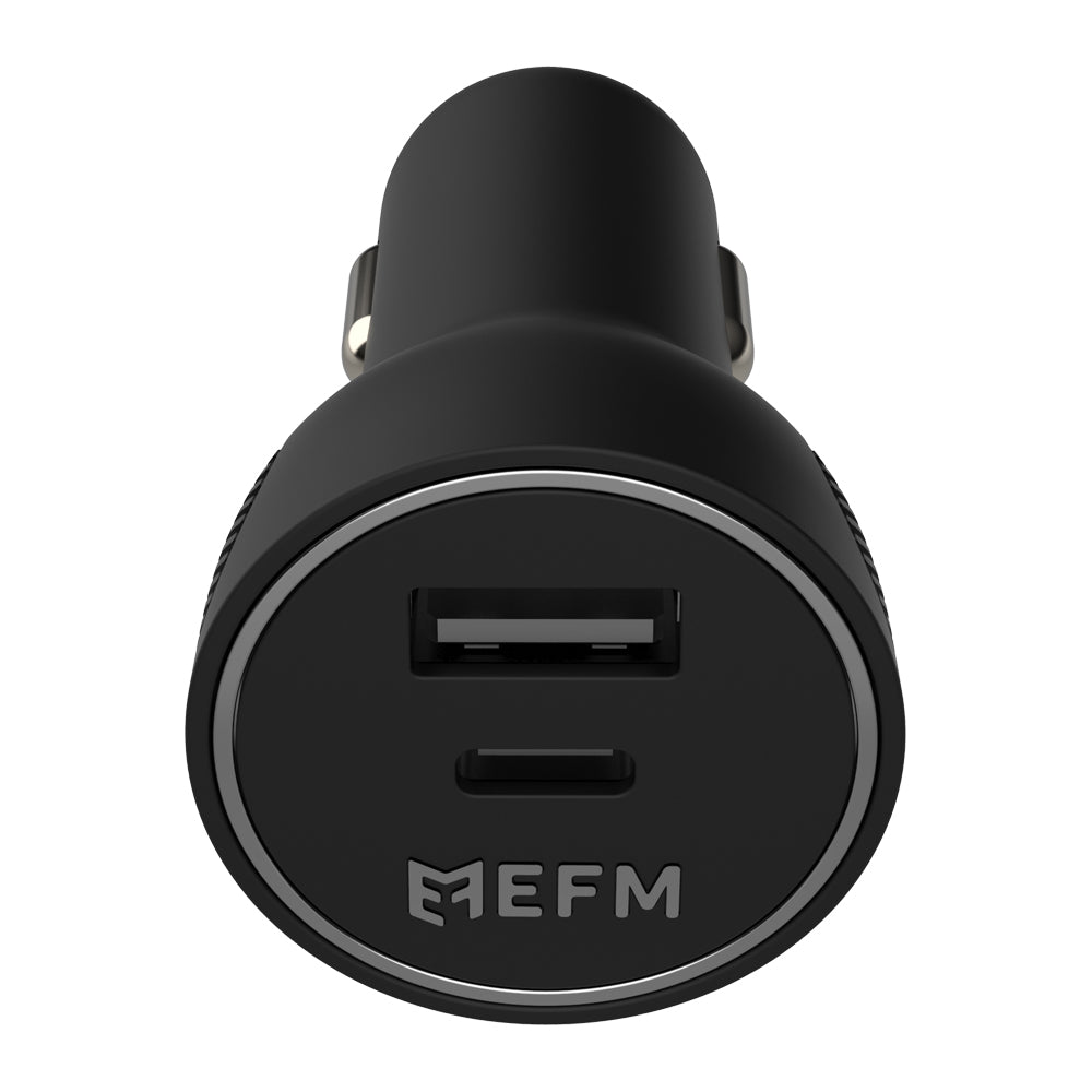 EFM 48W Dual Port Car ChargerWith Power Delivery and PPS