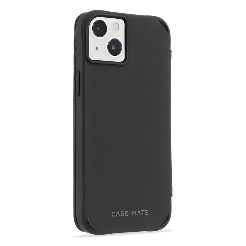 Case-Mate Leather Folio Wallet MagSafe Case iPhone 14 Series - Black