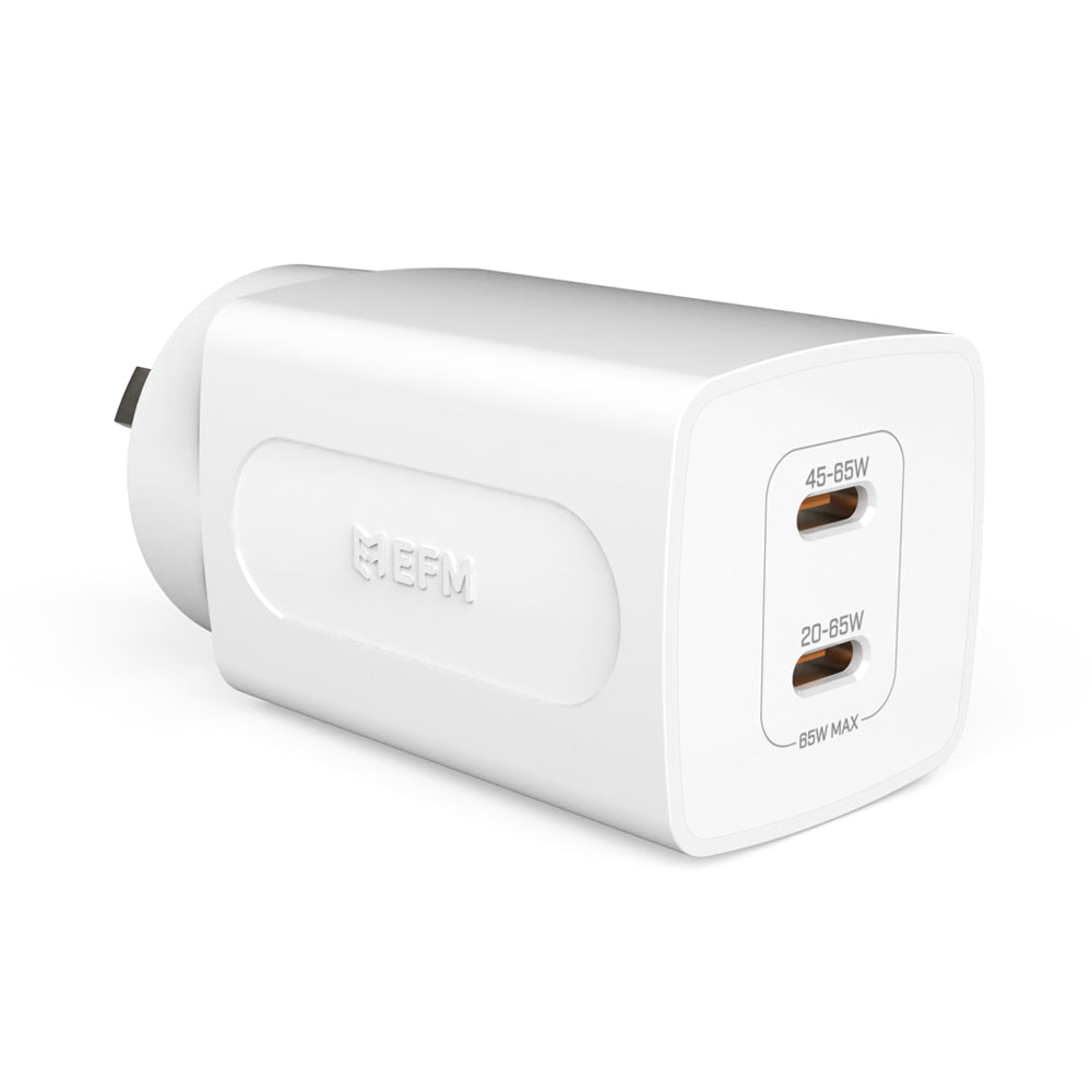 EFM 65W GaN Wall ChargerWith Power Delivery and PPS