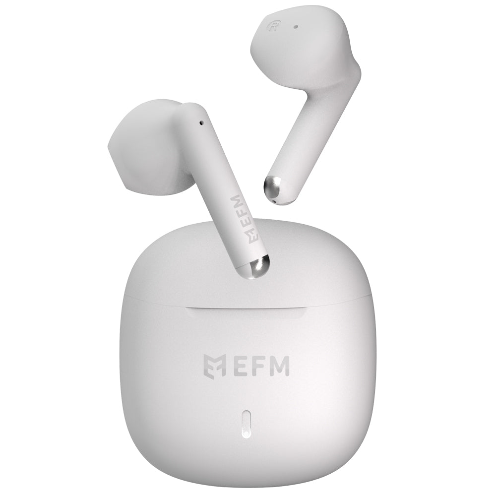 EFM Kansas TWS EarbudsWith Fast Charge - White