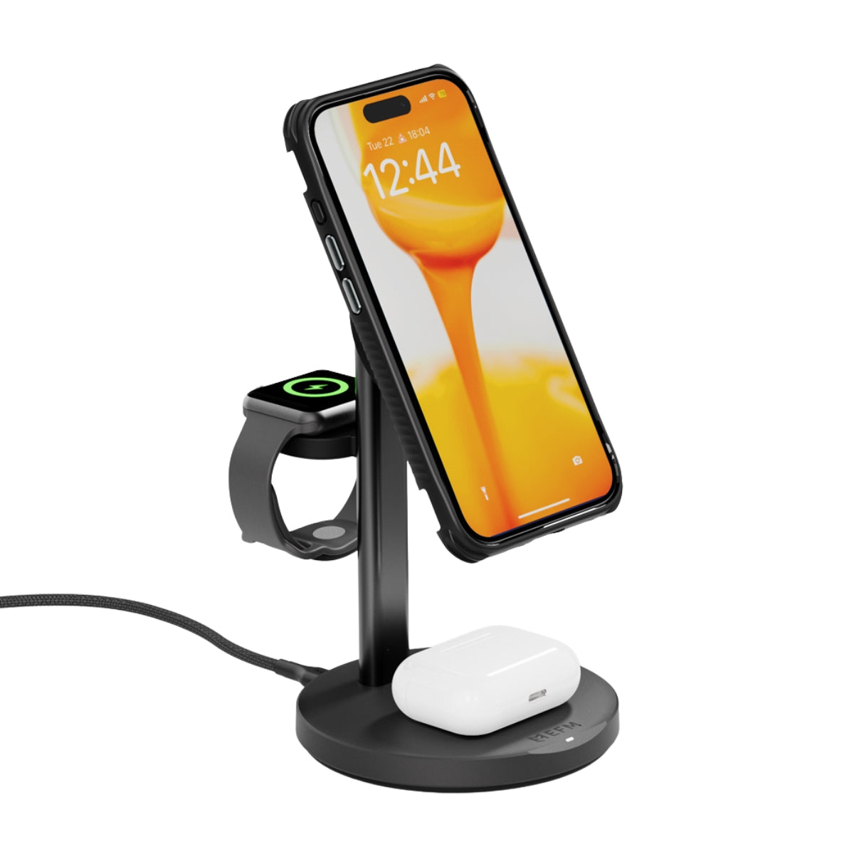 EFM FLUX 3-in-1 Wireless ChargerWith 20W Wall Charger