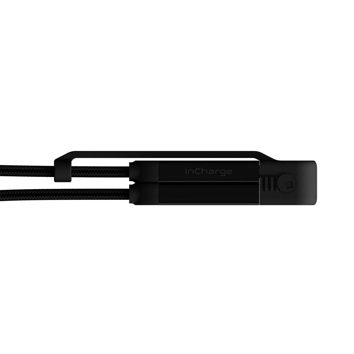 Rolling Square inCharge XL100W 6 in 1 Travel Charging Cable - 30cm - Urban Black