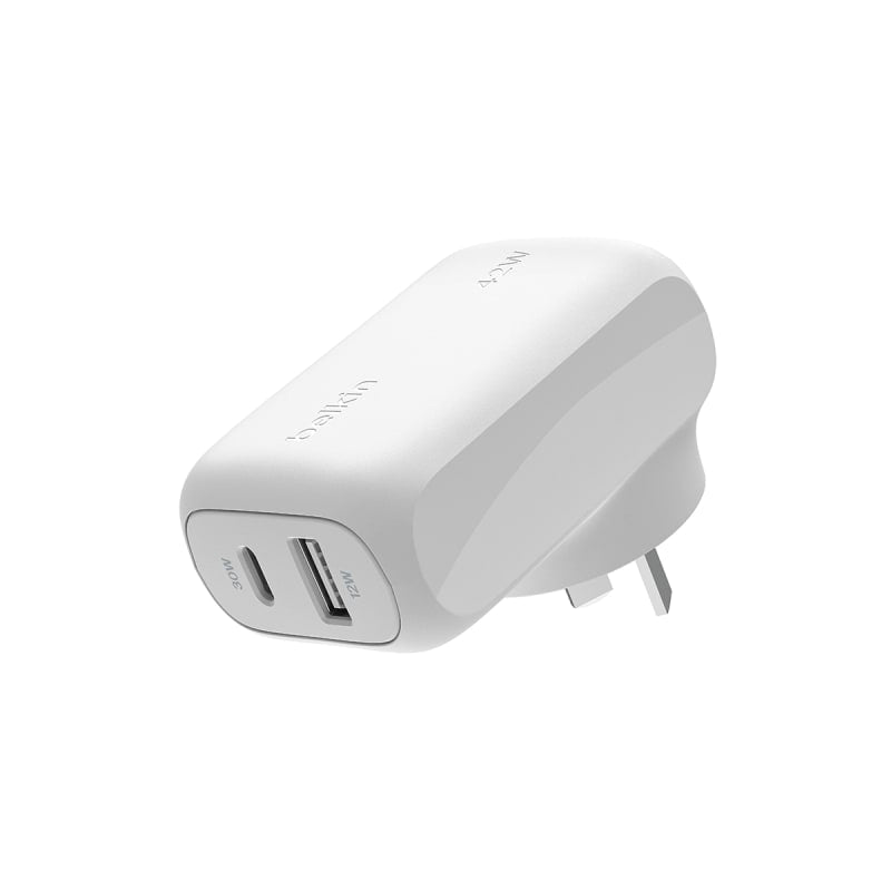Belkin Boostcharge Dual Wall Charger 42W - White