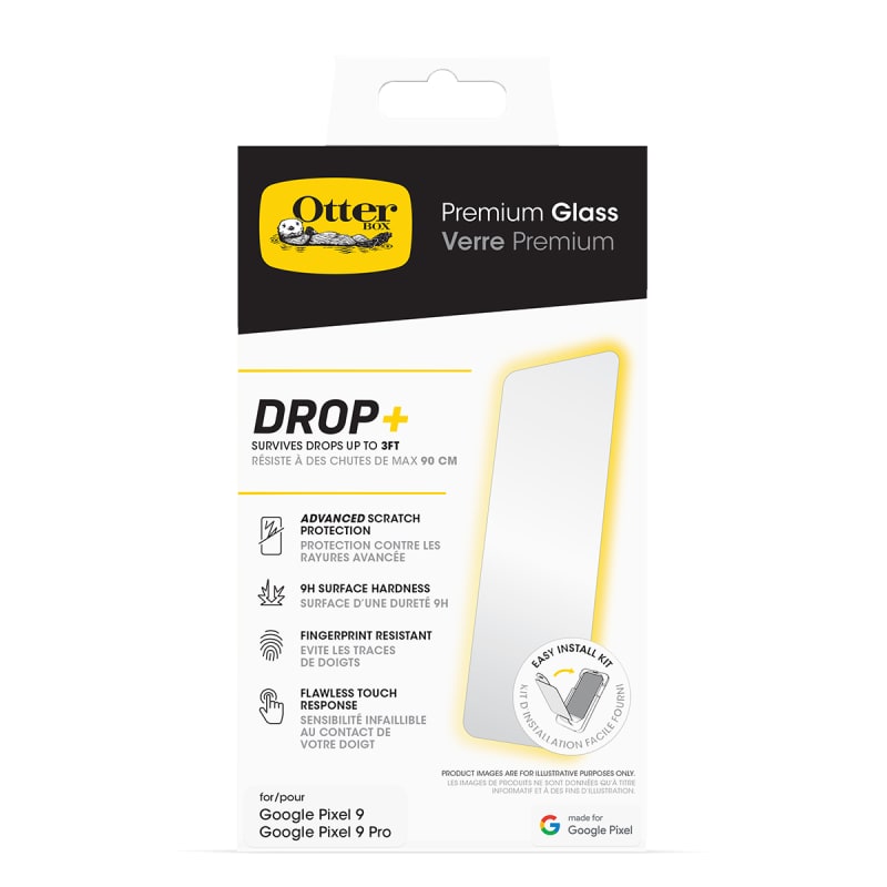 OtterBox Premium Glass Screen Protectors for Google Pixel 9 Series – Clear