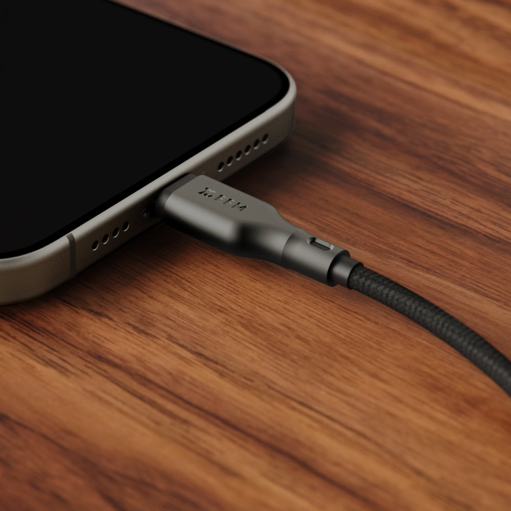 EFM Mag-Coil USB-C to USB-C Cable with Magnetic Self-Coiling 2M