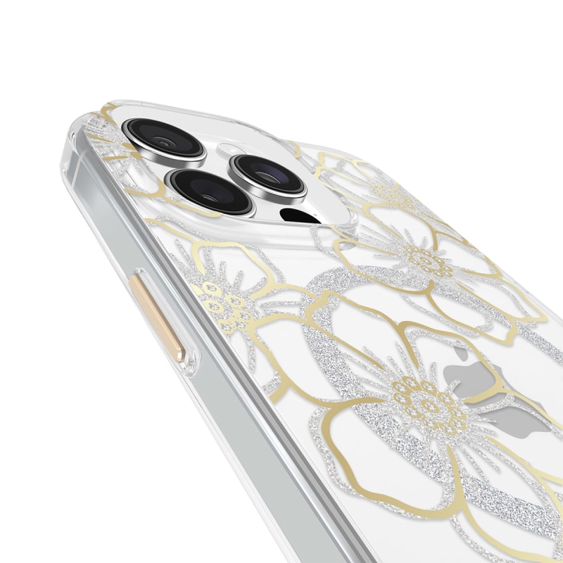Case-Mate Floral Gems MagSafe Case-For iPhone-Gold