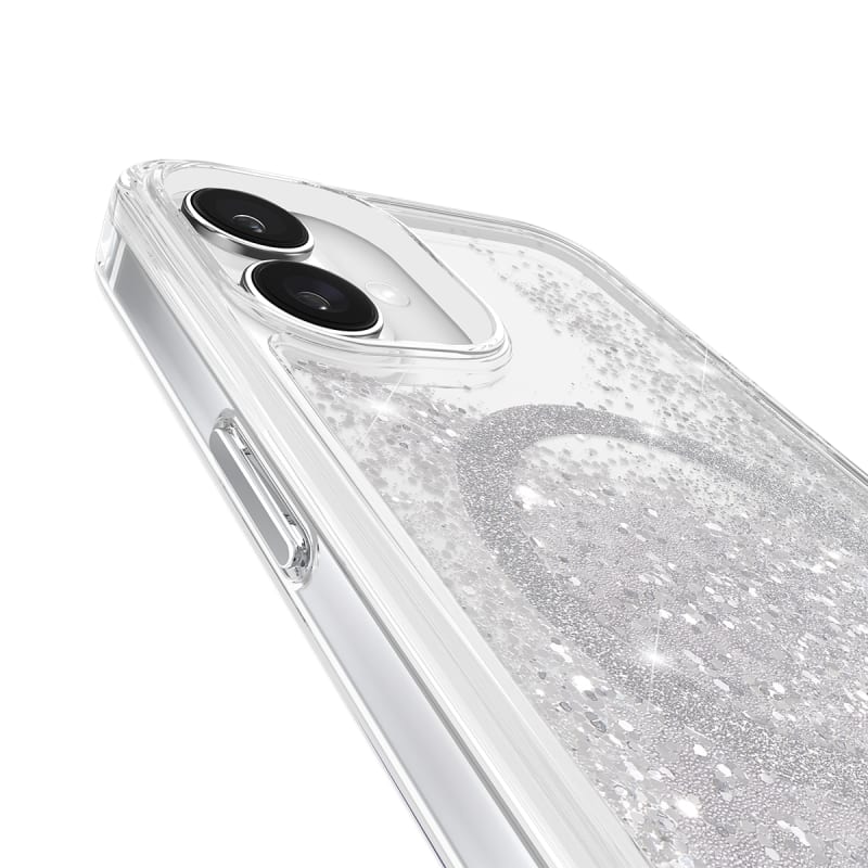 Case-Mate Waterfall Glitter MagSafe Case & Drop Protection iPhone 16/17 Series
