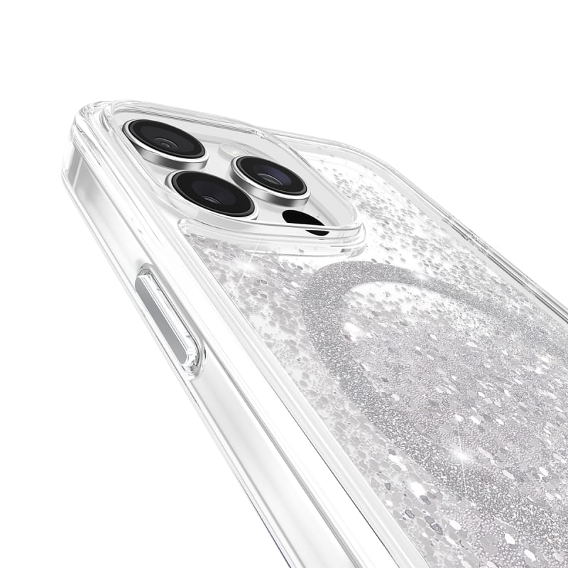 Case-Mate Waterfall Glitter MagSafe Case & Drop Protection iPhone 16/17 Series