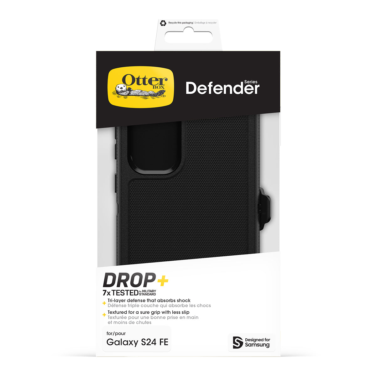 OtterBox Defender Case  For Samsung Galaxy S24FE - Black