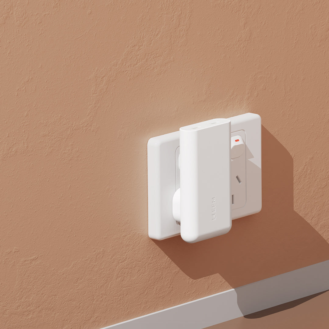 EFM 65W SlimLine Wall Charger With GaN  Power Delivery and PPS