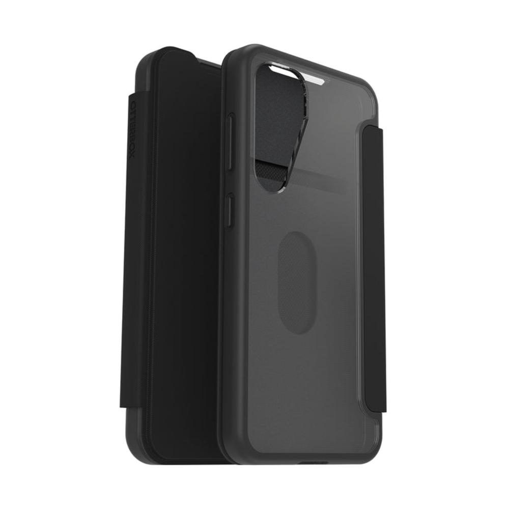 OtterBox React Folio Case For Samsung Galaxy S25 Series - Black Crystal