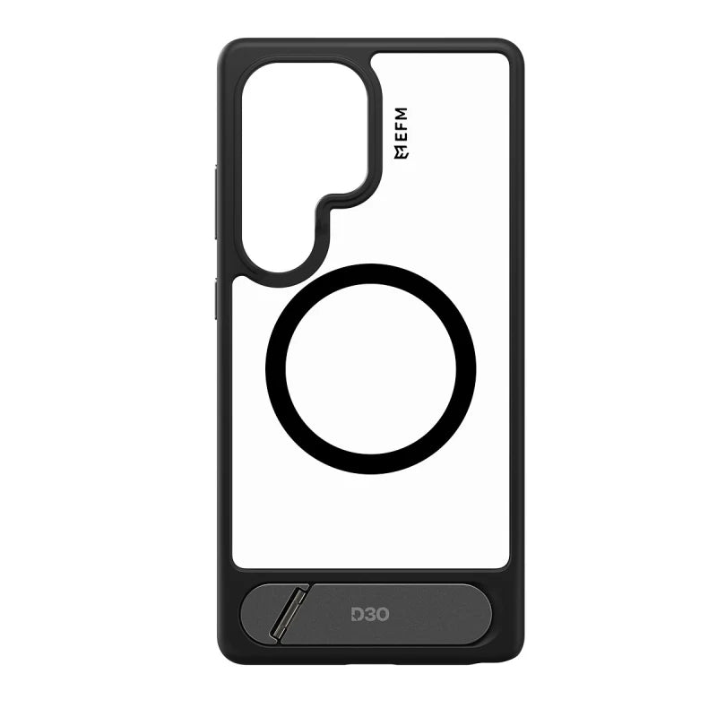 EFM Alta Case with D3O BIO For Samsung Galaxy S25 Ultra - Black/ Clear