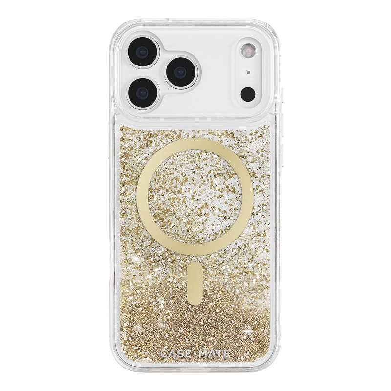Case-Mate Waterfall Glitter MagSafe Case & Drop Protection iPhone 16/17 Series