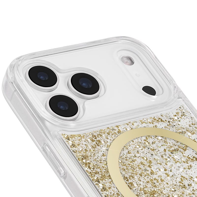 Case-Mate Waterfall Glitter MagSafe Case & Drop Protection iPhone 16/17 Series