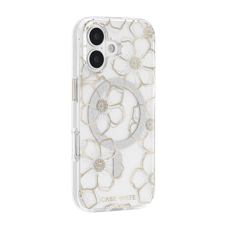 Case-Mate Floral Gems MagSafe Case-For iPhone-Gold