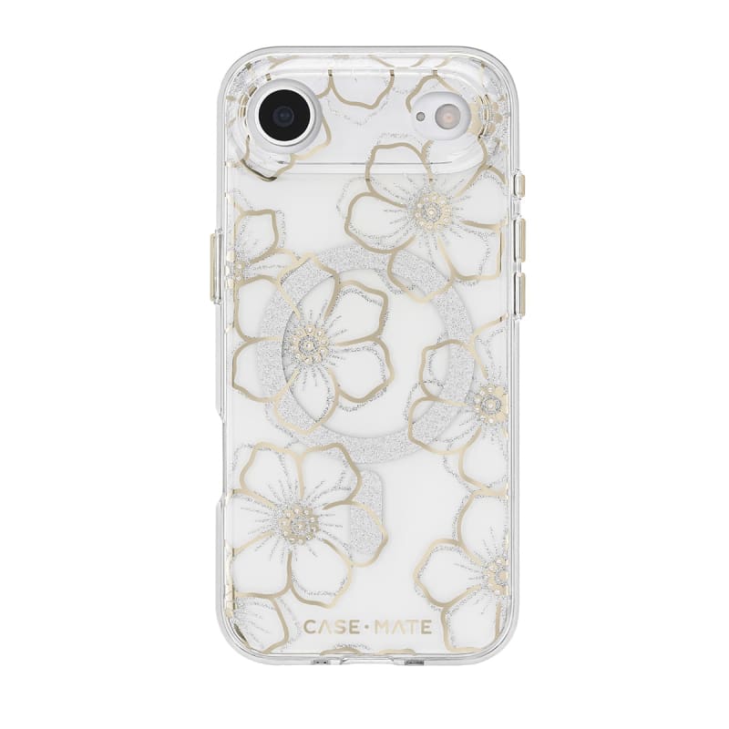 Case-Mate Floral Gems MagSafe Case-For iPhone-Gold