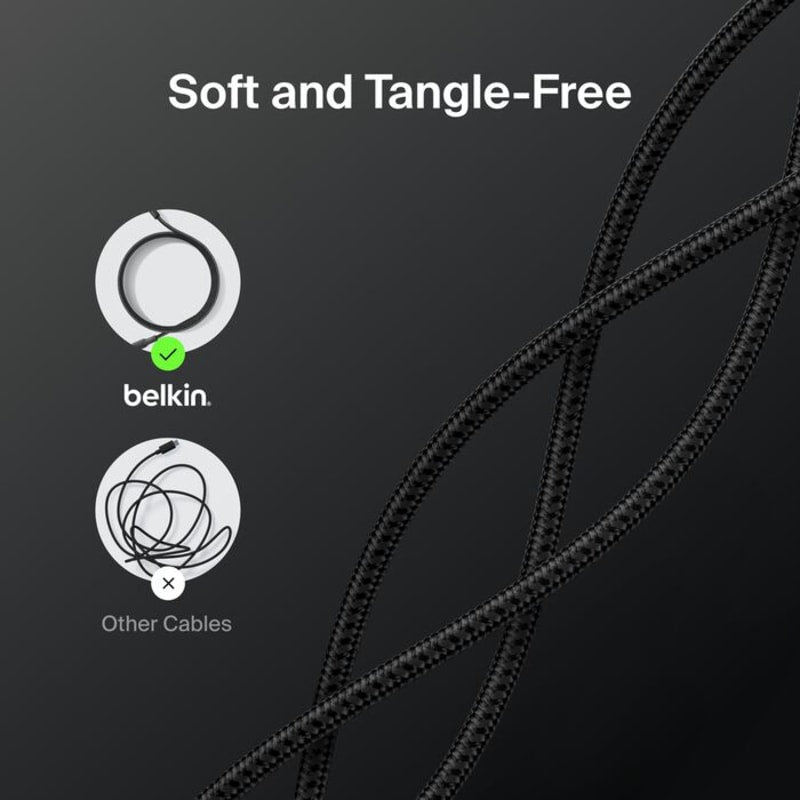 Belkin Boost Charge Pro USB-A to C -2m Braided Cable