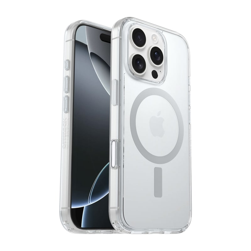 OtterBox Symmetry MagSafe Case with Camera Button – Clear