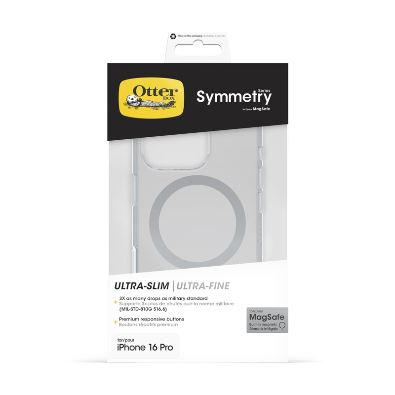 OtterBox Symmetry MagSafe Case with Camera Button – Clear