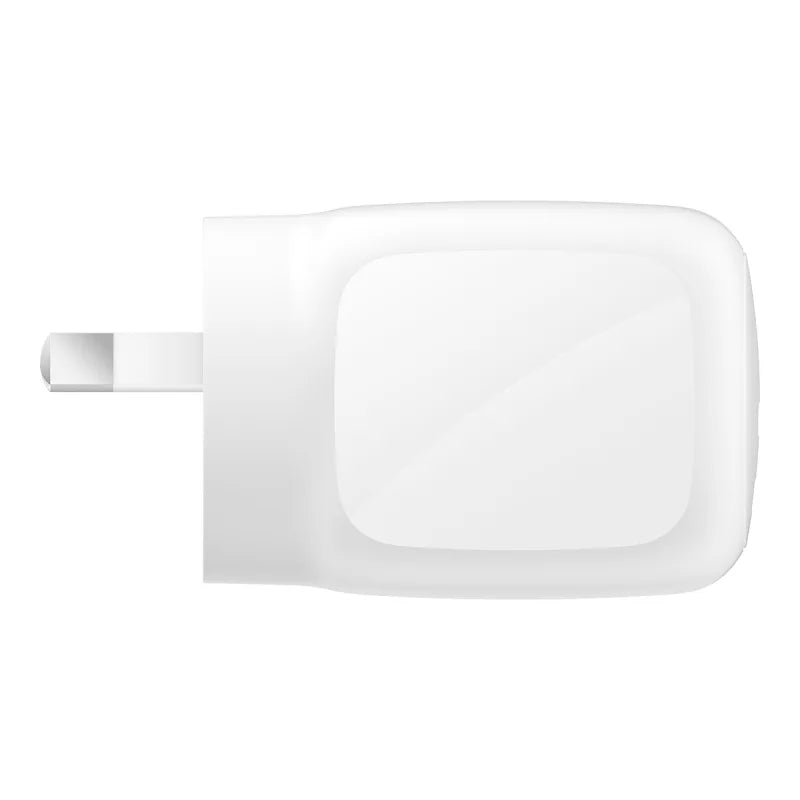 Belkin BoostCharge 67W GaN Wall Charger With Dual port USB-C Output - White
