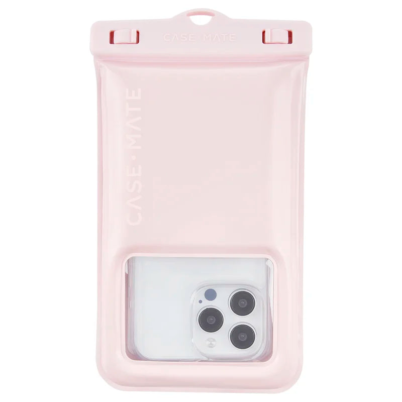 Case-Mate Waterproof Floating Bow Pouch Large in Ballet Pink