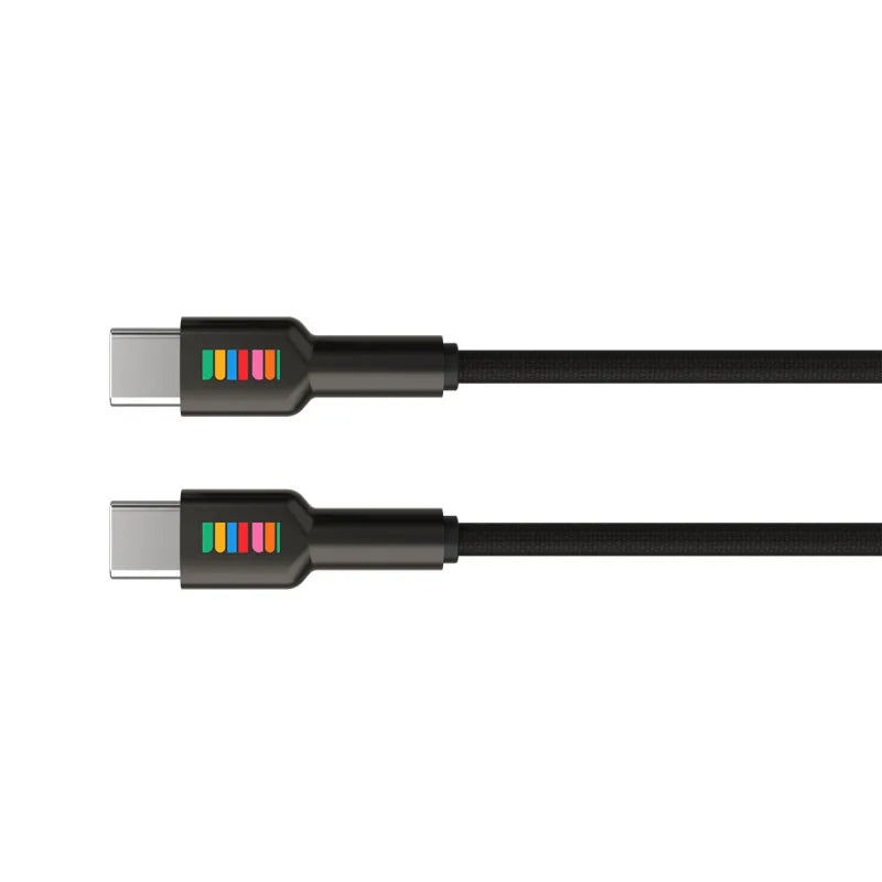 DULL Co. USB-C to USB-C Braided Cable With Premium Metal Connectors