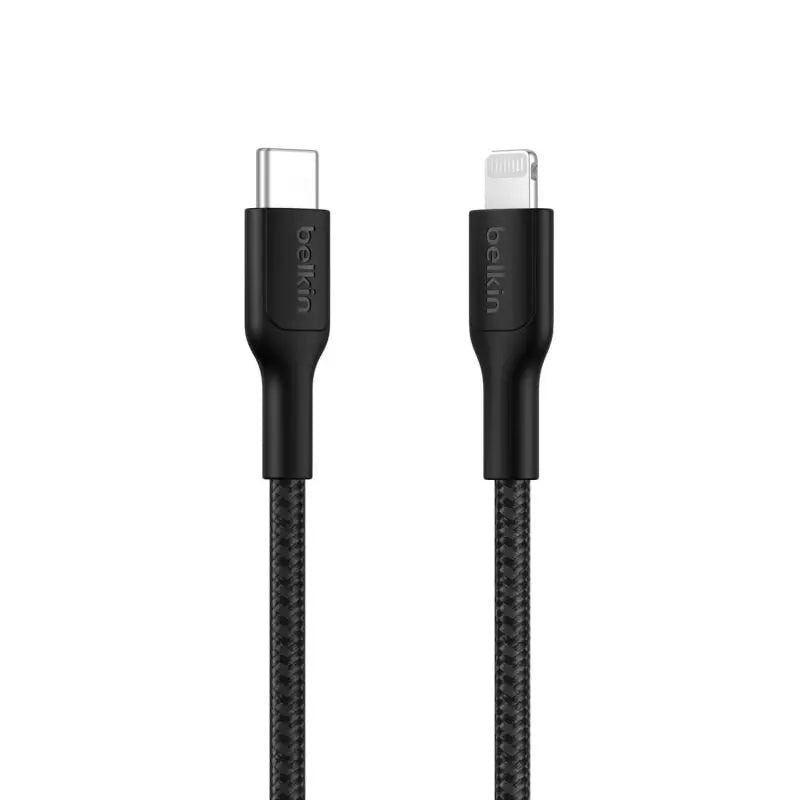 Belkin BoostCharge Pro Braided Cable USB-C to Lightning Connector 2m - Black