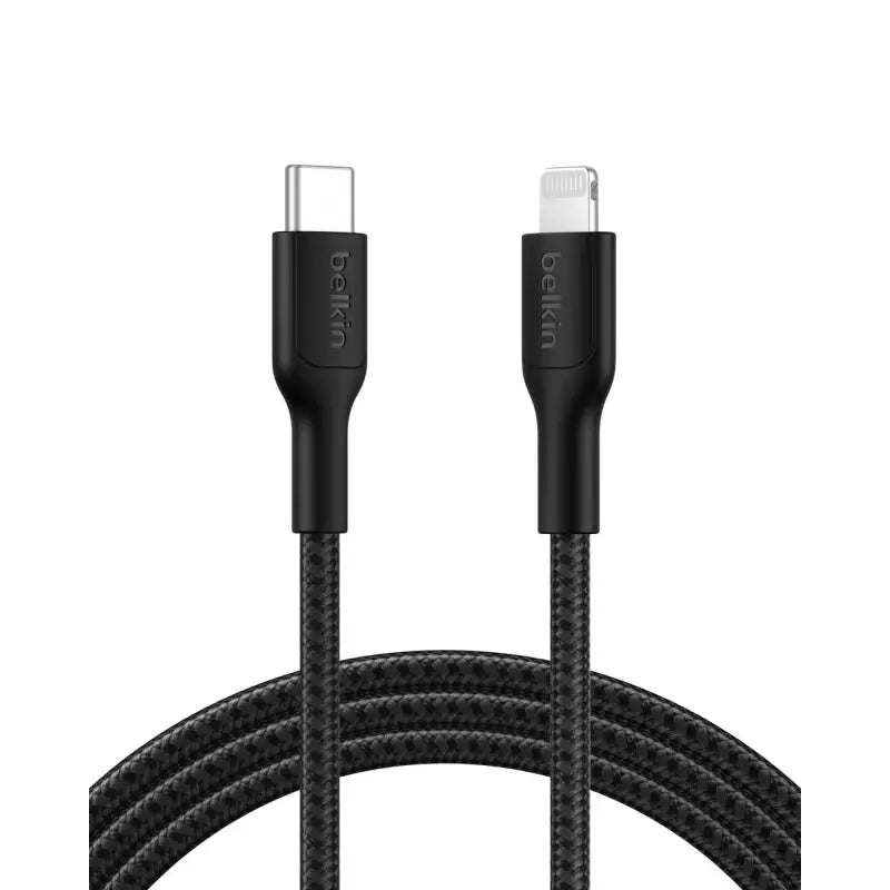Belkin BoostCharge Pro Braided Cable USB-C to Lightning Connector 2m - Black