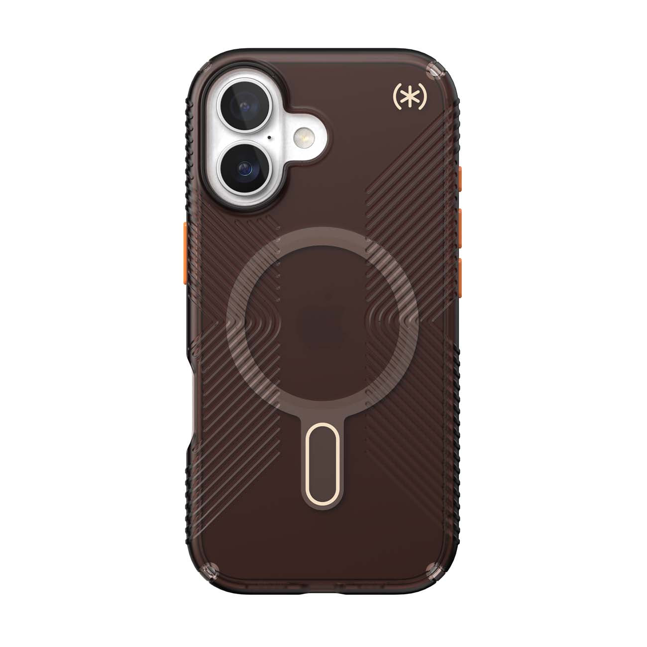 Speck Presidio Lux Grip MagSafe Case With ClickLock for iPhone 17 - Shade/Orange
