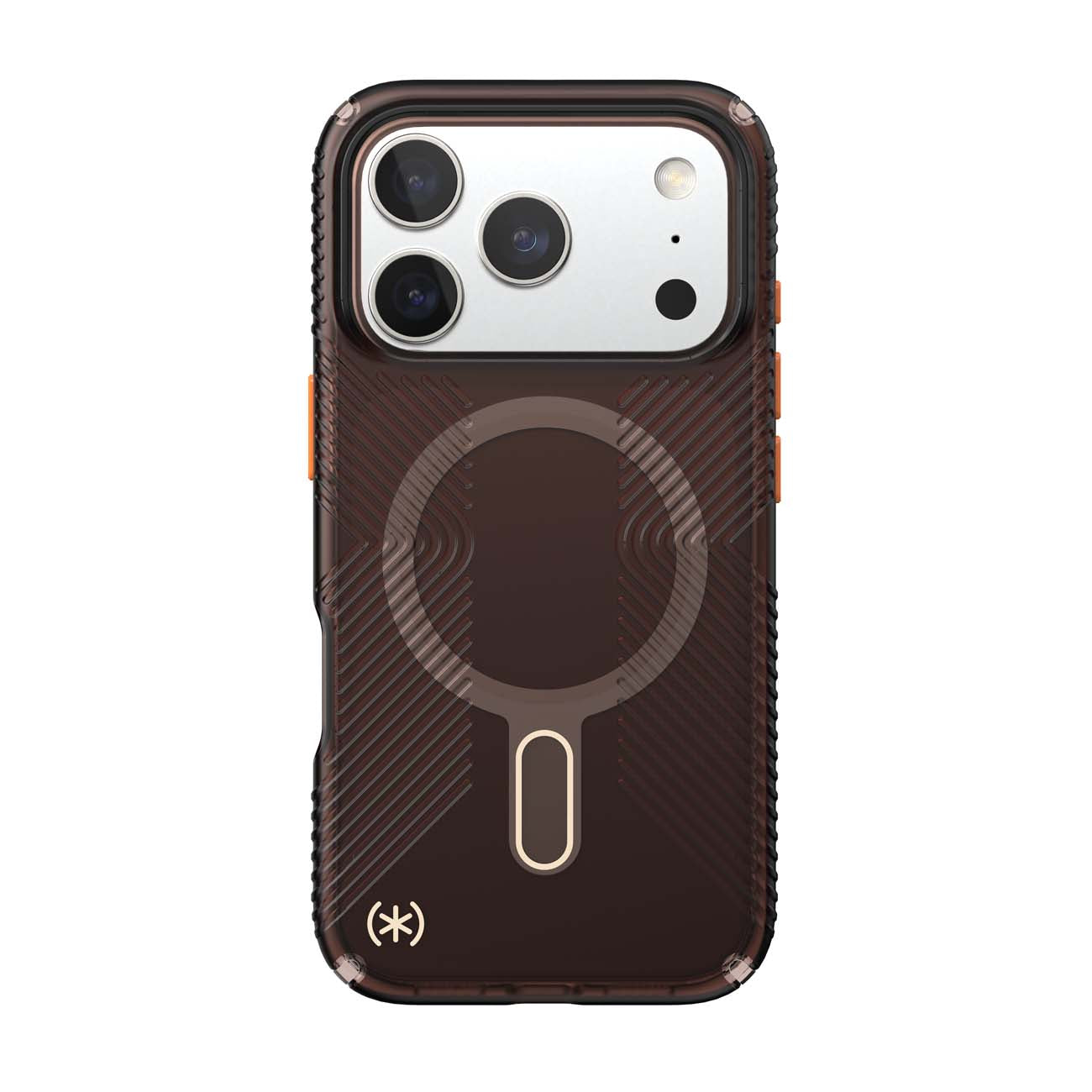 Speck Presidio Lux Grip MagSafe Case With ClickLock for iPhone 17 Pro - Shade/Orange