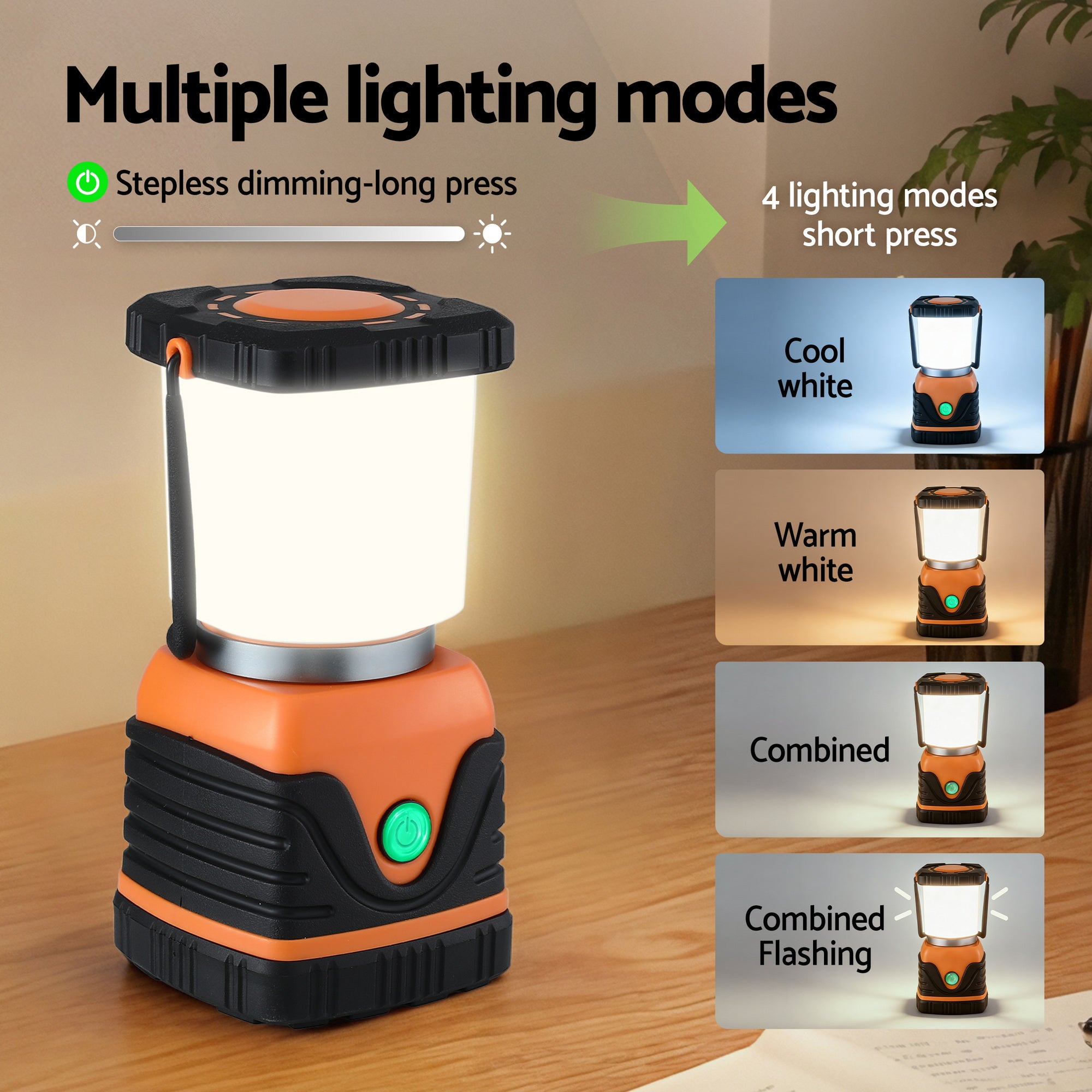 Weisshorn 2-Pack LED Camping Lanterns Super Bright Waterproof Portable Emergency Tent Lights