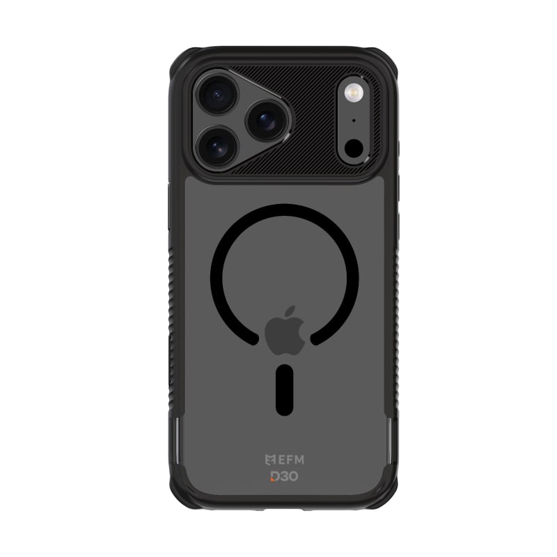 EFM Cayman Case with D3O Zero for iPhone 17 Pro & Pro Max – Black