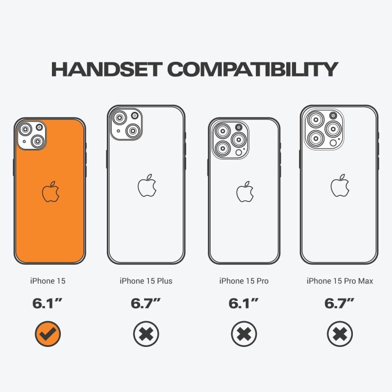 EFM Privacy Glass Screen Armour for iPhone 15 & 16 Series