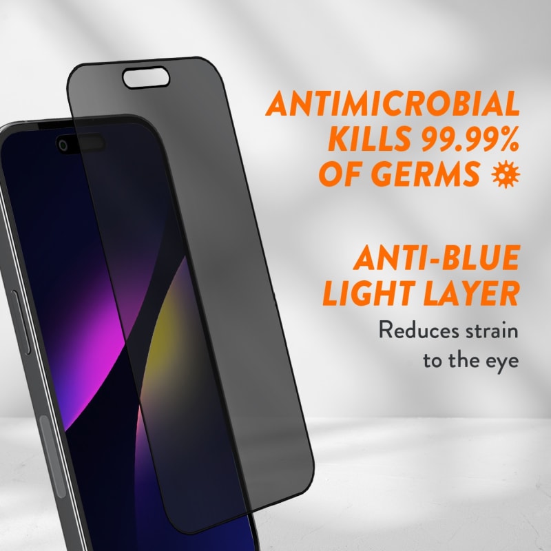 EFM Privacy Glass Screen Armour for iPhone 15 & 16 Series