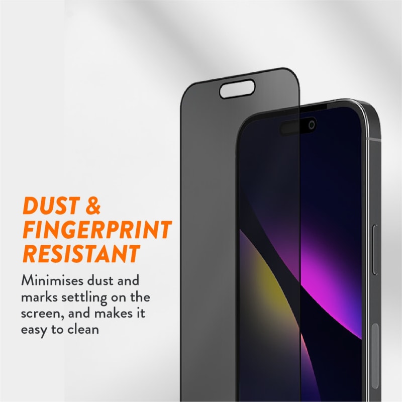 EFM Privacy Glass Screen Armour for iPhone 15 & 16 Series