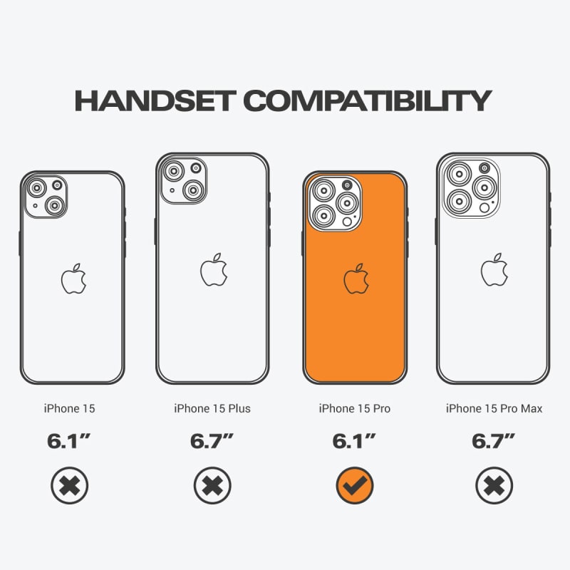 EFM Privacy Glass Screen Armour for iPhone 15 & 16 Series