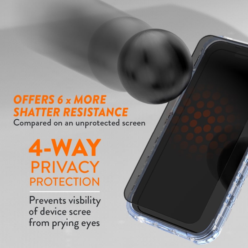 EFM Privacy Glass Screen Armour for iPhone 15 & 16 Series