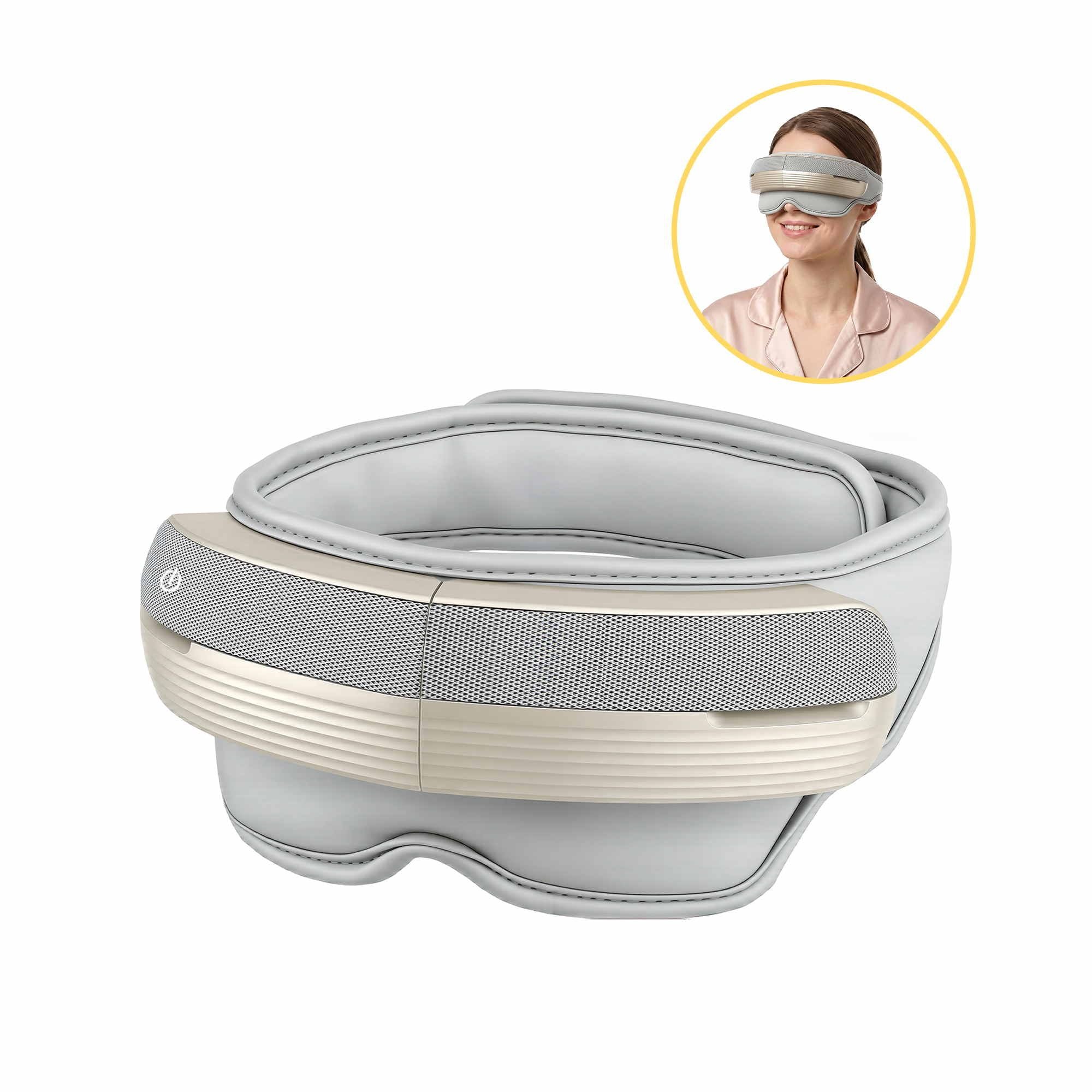 Livemor Eye and Head Massager with Heat, Eye Massager, Forehand and Temple Massager