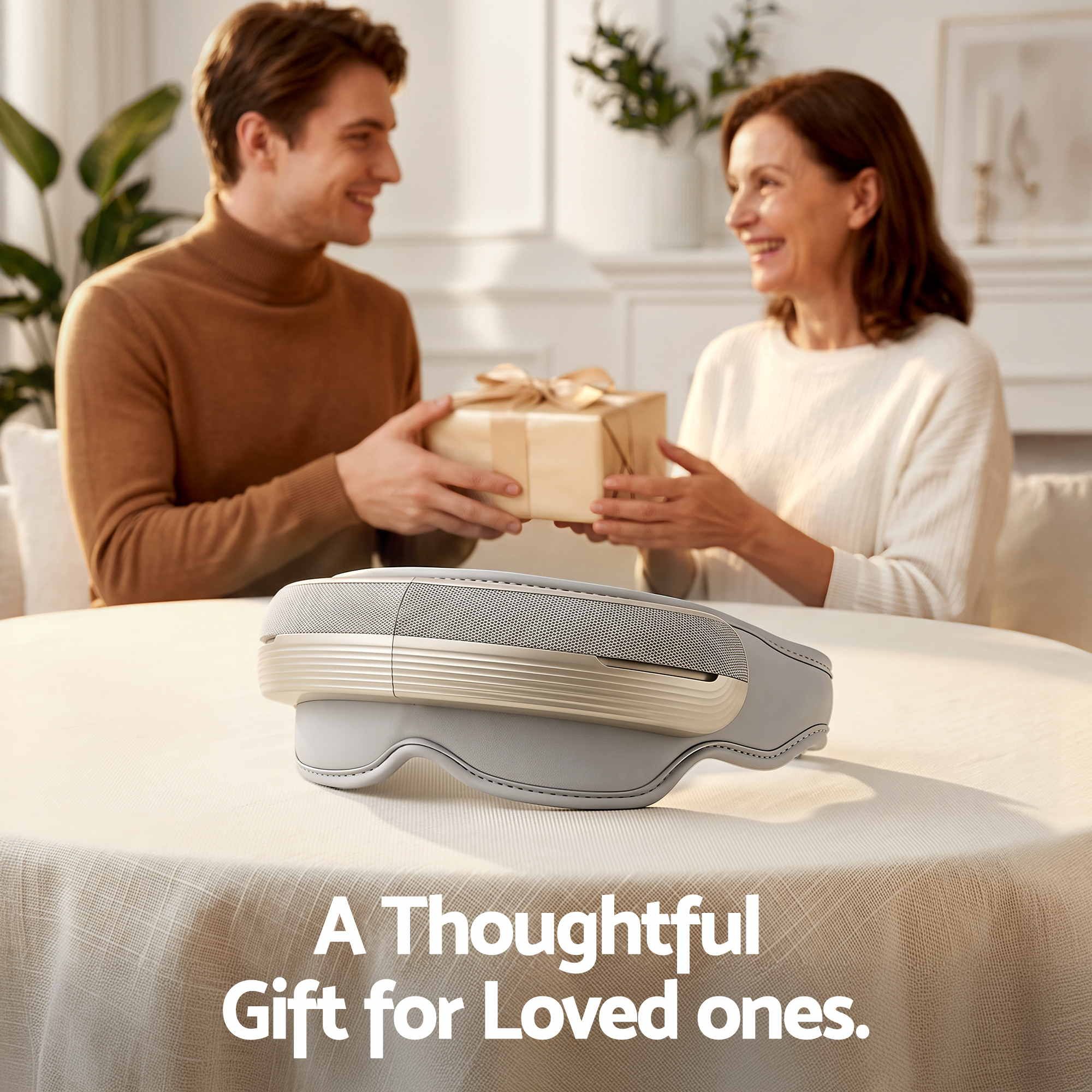 Livemor Eye and Head Massager with Heat, Eye Massager, Forehand and Temple Massager