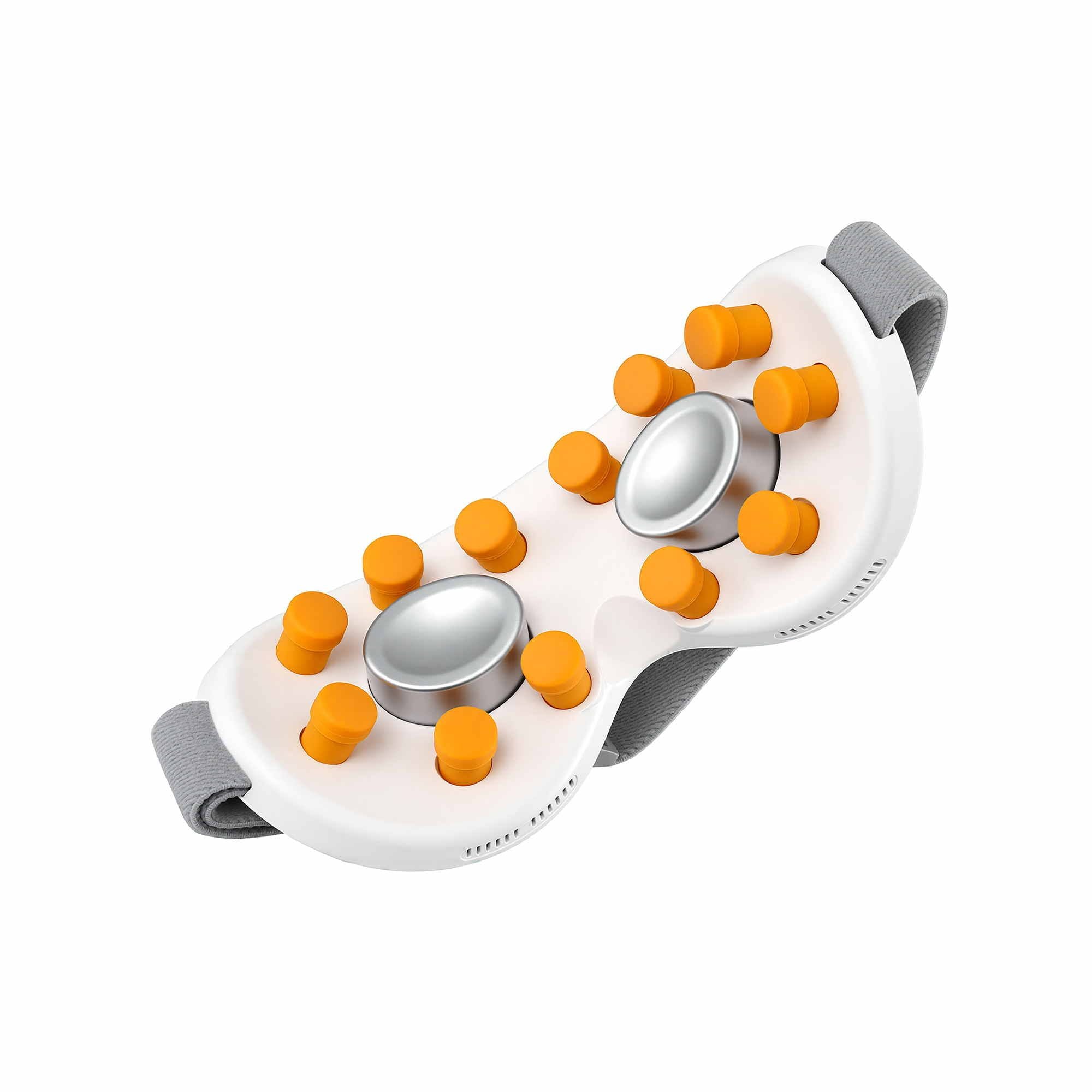 Livemor Eye Massager with Cooling & Heating | Dual Hot Cold Compress Goggles with 12 Vibrating Nodes for Migraine Relief