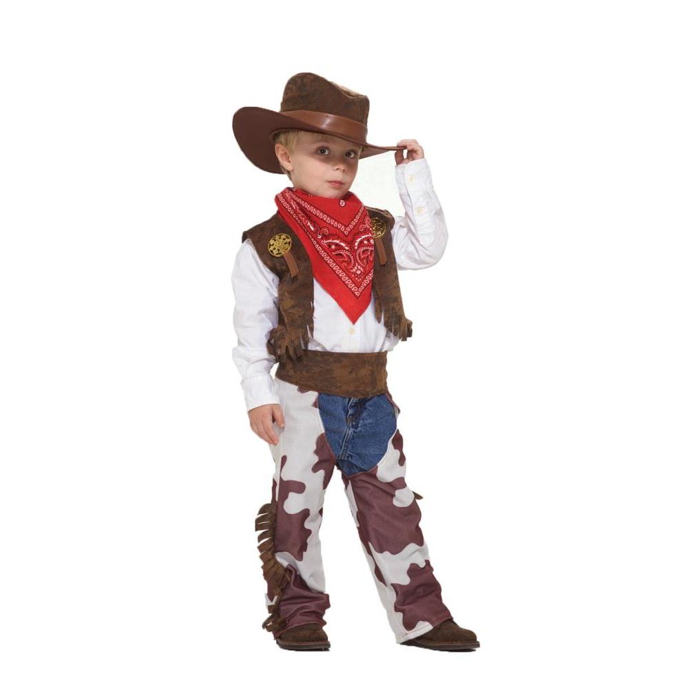 Cowboy Costume for Children Wild West Rodeo Fancy Dress by Rubies