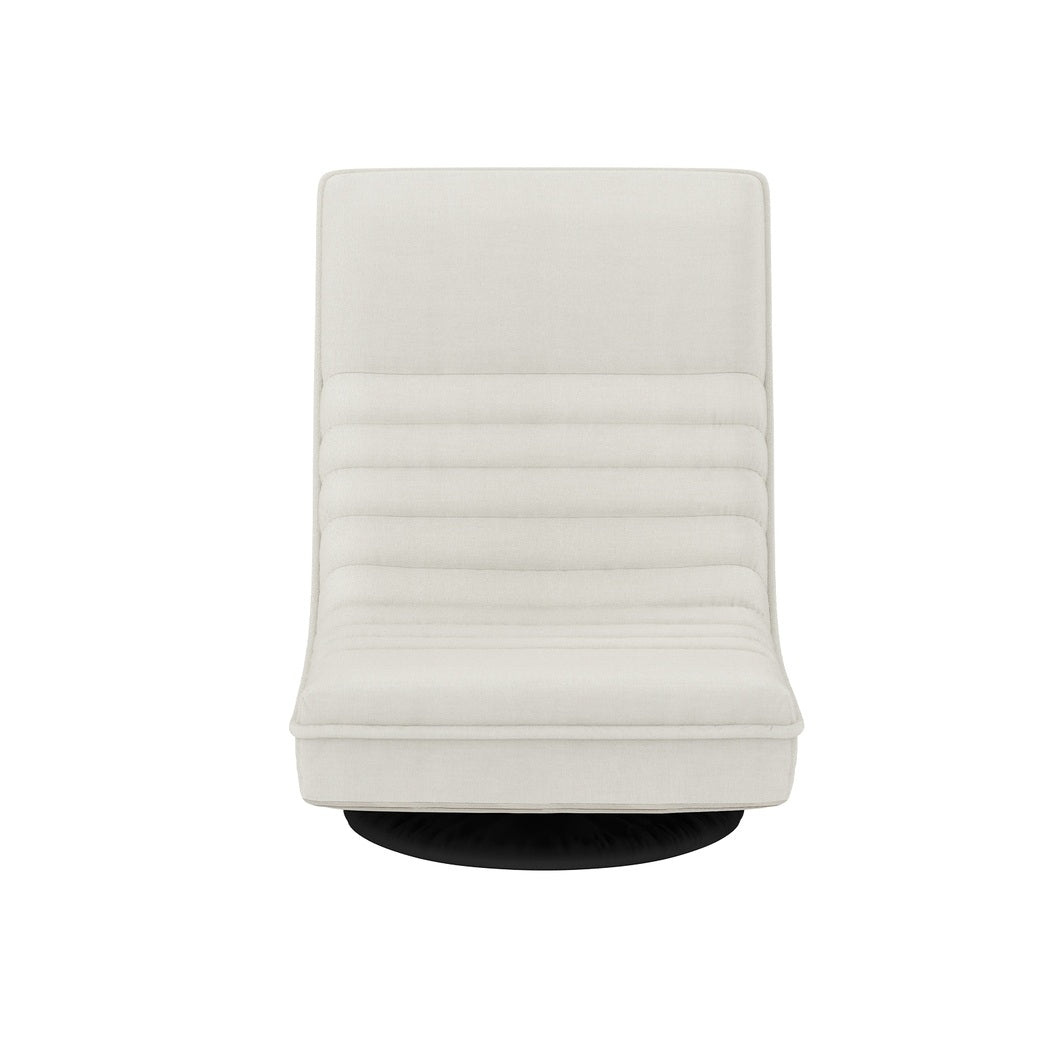 Artiss 4X Floor Chair Lounge Sofa Swivel Foldable Linen White