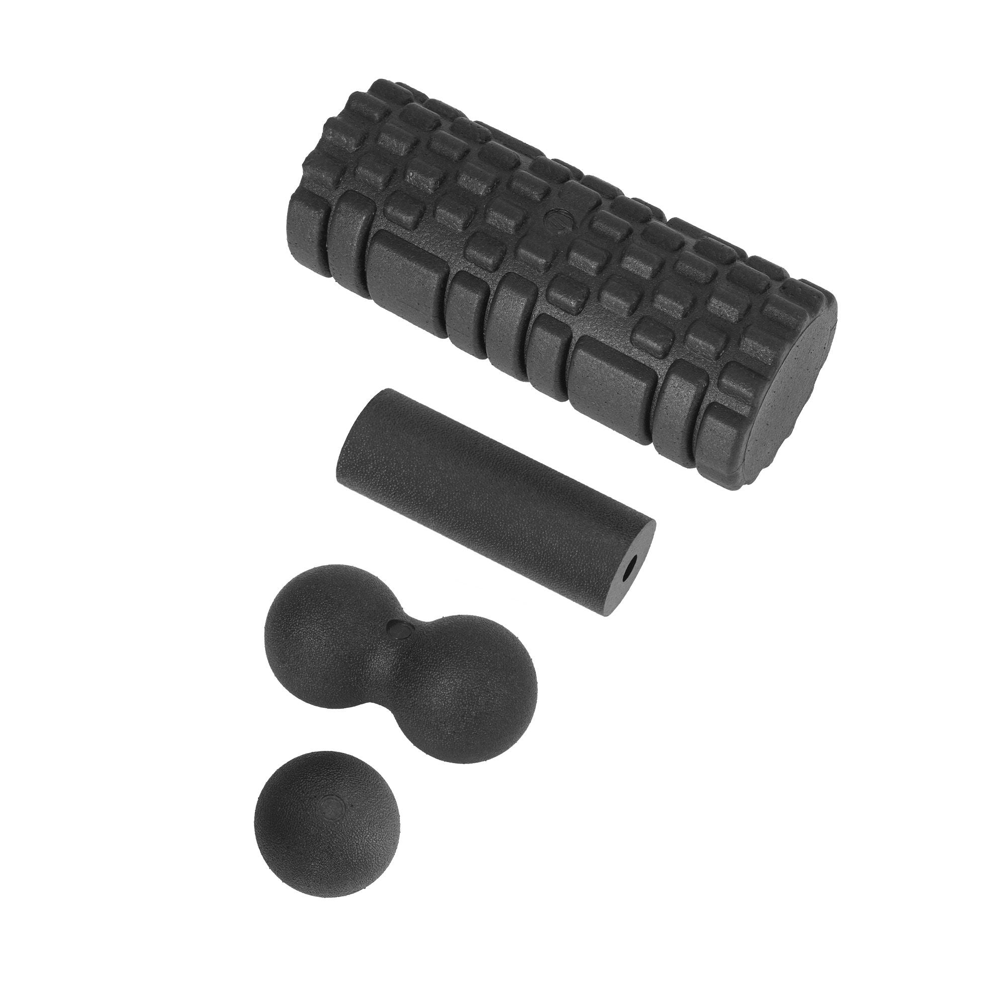 Everfit Foam Roller Set 4 in 1 Grid High Density Massager for Deep Tissue Trigger Point Myofascial Release Back Pain Muscle Recovery