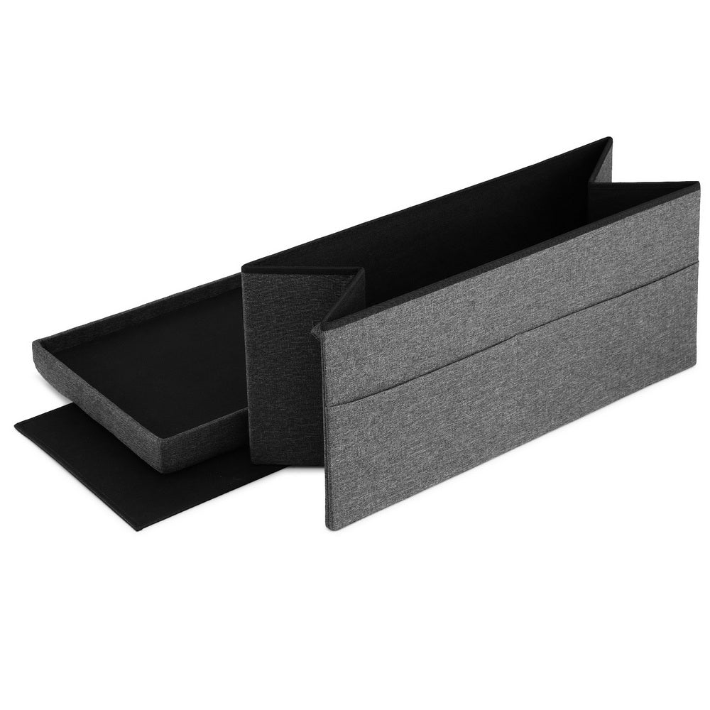 Artiss Storage Ottoman Foot Stool Rest Foldable