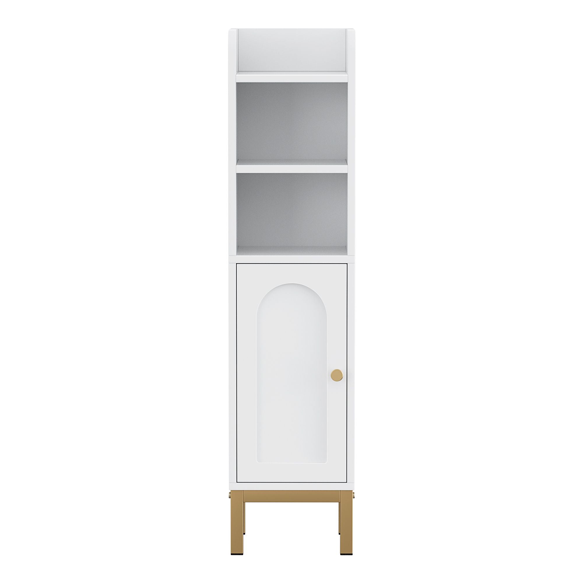 Artiss 2X Bathroom Storage Cabinet Door Corner Adjustable Shelf Organizer White