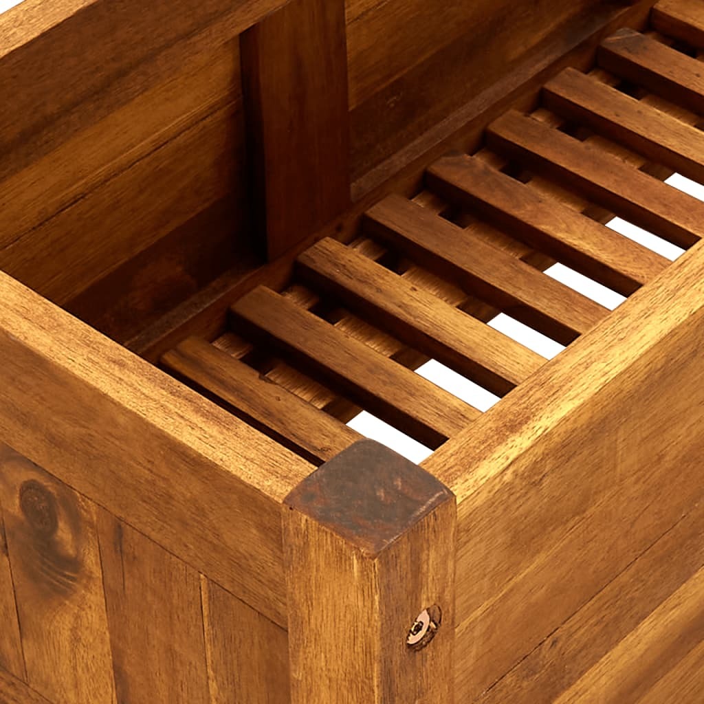 Garden Raised BedAcacia Wood 100x30x25 cm