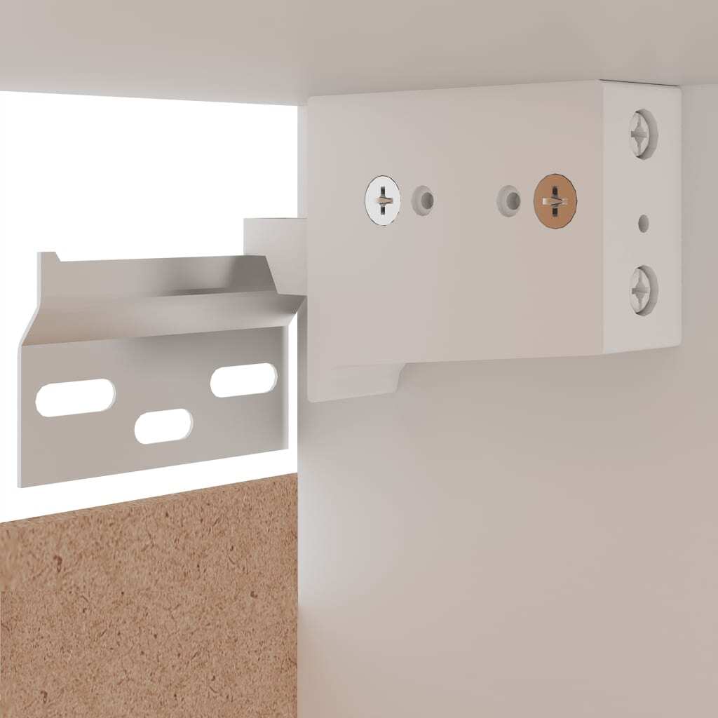 Hanging Cabinet Lyon White 60x31x60 cm Engineered Wood