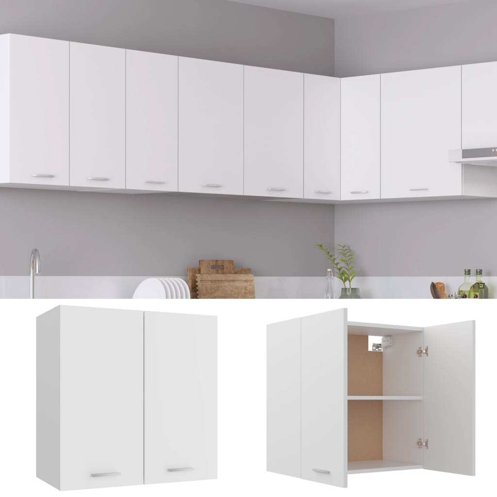 Hanging Cabinet Lyon White 60x31x60 cm Engineered Wood