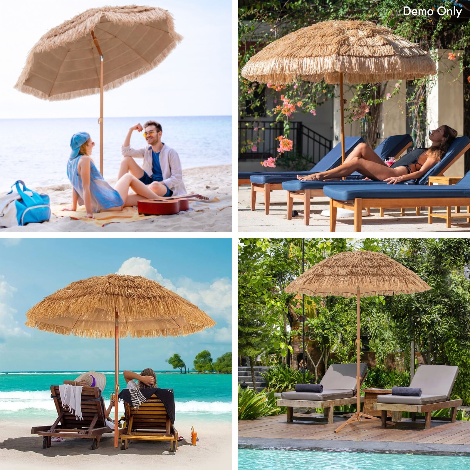 Tilt Beach Parasol Hawaii Style