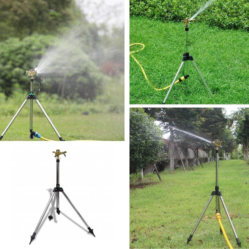Impulse Sprinkler Garden Watering Zinc on Tripod Base